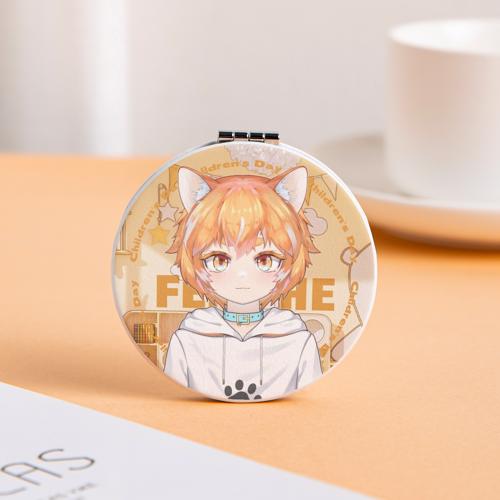 【儿童节】PU圆形小镜子