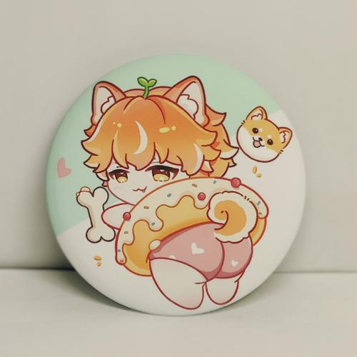 【漏屁股】58mm触感哑膜吧唧