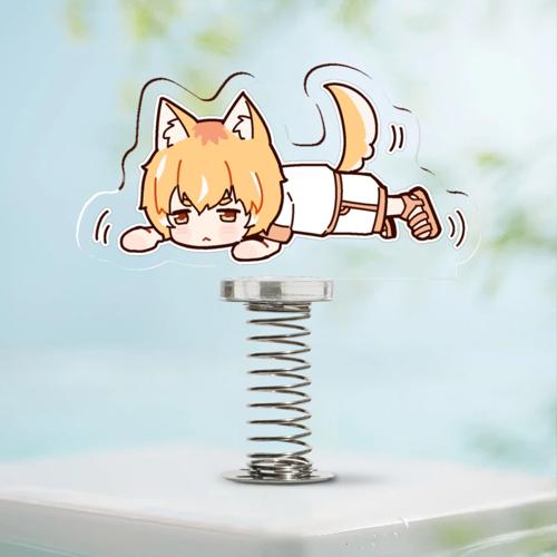 【爬行】亚克力弹簧摇摇乐立牌