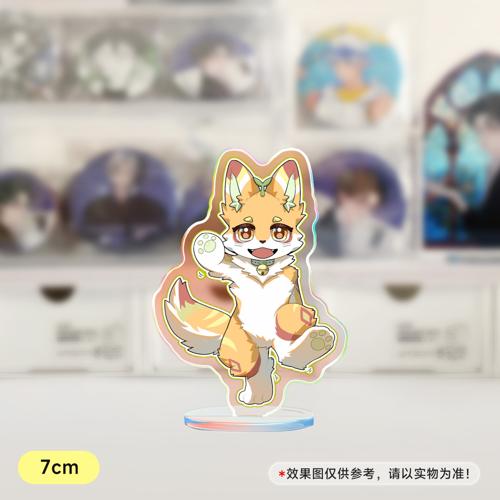 【福瑞小Q】7cm镭射小粒牌