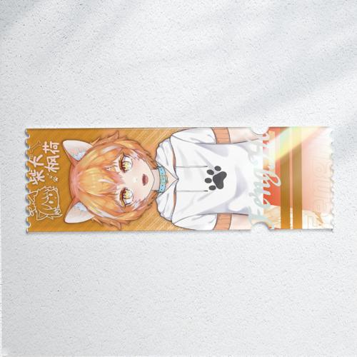 【立绘组】镭射亚克力票根6x18