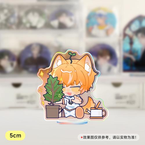 努力施法的狗狗镭射小粒牌